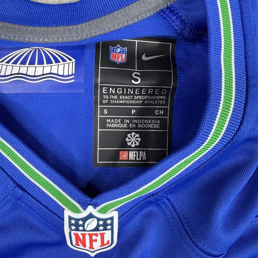 DK Metcalf Jersey Womens Small Seattle Seahawks Blue NFL Football Nike 14 - Picture 5 of 13